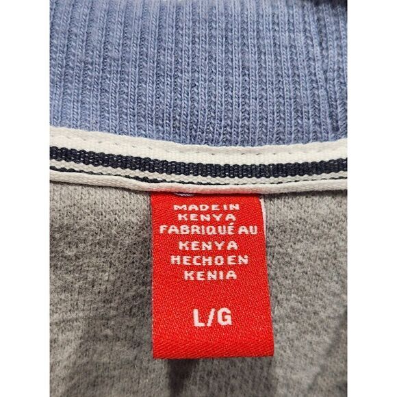 IZOD Men's Periwinkle Blue Advantage Fleece Crewneck Sweater, L - Picture 7 of 8